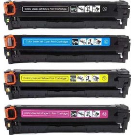 HP 125A-CB540A-CB541A-CB542A-CB543A Muadil Toner Set
