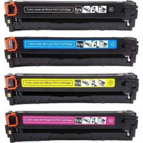HP 125A-CB540A-CB541A-CB542A-CB543A Muadil Toner Set