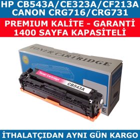 HP 125A CB543A Kırmızı CF213A CE323A CRG716 CRG731 Uyumlu Toner