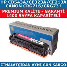 HP 125A CB543A Kırmızı CF213A CE323A CRG716 CRG731 Uyumlu Toner