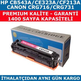 HP 125A CB543A Kırmızı CF213A CE323A CRG716 CRG731 Uyumlu Toner