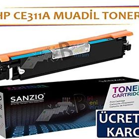 HP 126A CE311A 130A Mavi Muadil Toner
