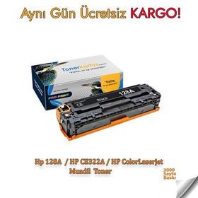 HP 128A CE320A Color Lasarjet CM1415 Siyah Uyumlu Toner