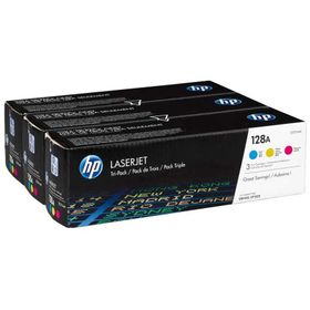 HP 128A-CF371AM Renkli Orijinal Toner Seti