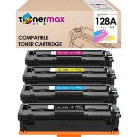 HP 128A CM1415 CP1525 CE320A Muadil Toner Set