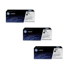 HP 12A Q2612A 3'lü Orijinal Toner