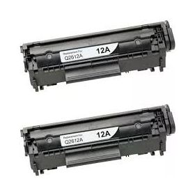 HP 12A Q2612A 4000 Sayfa 2 Adet Siyah Muadil Lazer Toner