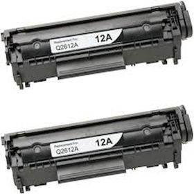 HP 12A Q2612A 4000 Sayfa 2 Adet Siyah Muadil Lazer Toner
