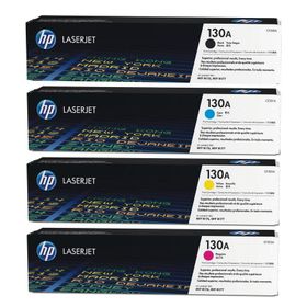 HP 130A CF350A-CF351A-CF352A-CF353A M176n Orjinal Toner 4'lü Set