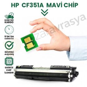 HP 130A-CF350A Siyah Toner Chip