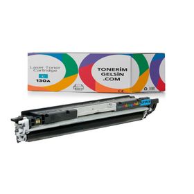 HP 130A-CF351A Mavi Muadil Toner