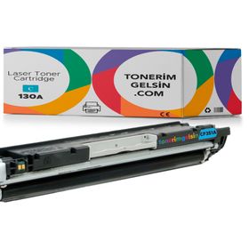 HP 130A-CF351A Mavi Muadil Toner