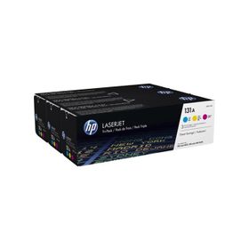 HP 131A U0SL1AM 3 Lü Paket Mavi Kırmızı Sarı Toner