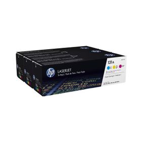 HP 131A U0SL1AM 3 Lü Paket Mavi Kırmızı Sarı Toner