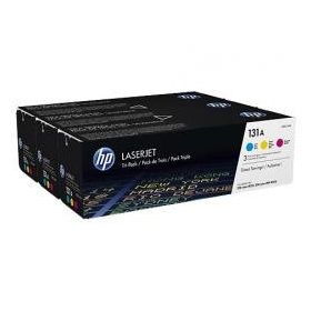 HP 131A U0SL1AM 3 Lü Paket Mavi Kırmızı Sarı Toner
