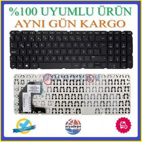 HP 15-B020ET Siyah Klavye