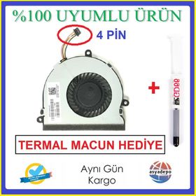 HP 15-BW043NT 2HP81EA 4 Pin Uyumlu Notebook Cpu Fan