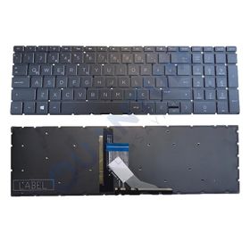 Hp 15-da1000nt 5WC16EA Uyumlu Laptop Klavye Işıklı Siyah TR