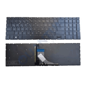 Hp 15-da1001nt 5WA79EA Uyumlu Laptop Klavye Işıklı Siyah TR