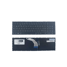 Hp 15-da1083nt 6ZQ50EA Uyumlu Işıklı Siyah TR Laptop Klavye