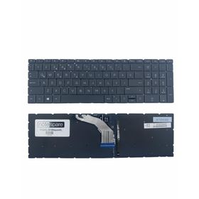 Hp 15-db0052nt 6RR85EA Uyumlu Laptop Klavye Işıklı Siyah TR