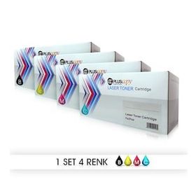 HP 201A CF400A-CF401A-CF402A-CF403A M252dw Orjinal Toner 4'lü Set