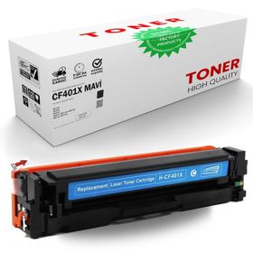 HP 201X-CF401X Mavi Yüksek Kapasiteli Muadil Toner