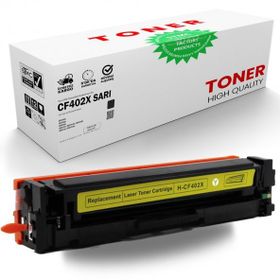 HP 201X-CF402X Sarı Yüksek Kapasiteli Muadil Toner
