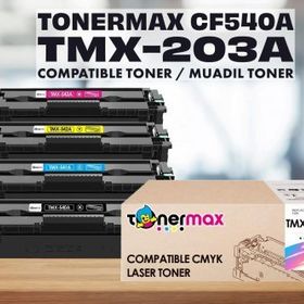 HP 203A CF540A Color Laserjet M280NW Muadil Toner Set