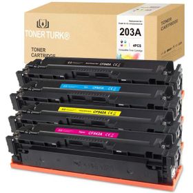 HP 203A M254/M280/M281 CF540A Tüm Renkler Muadil Toner Seti