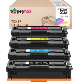 HP 203A M254/M280/M281 CF540A Tüm Renkler Muadil Toner Seti