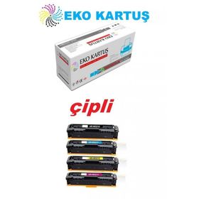 HP 207A Color Laserjet Pro M283FDN Chipli Uyumlu Muadil Toner Set