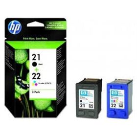 HP 21 Siyah/22 Üç Renkli 2'li Mürekkep Kartuş