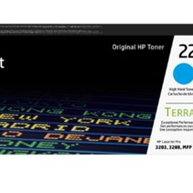 HP 222X-W2221X Mavi Yüksek Kapasiteli Orijinal Toner
