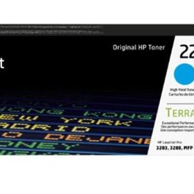 HP 222X-W2221X Mavi Yüksek Kapasiteli Orijinal Toner