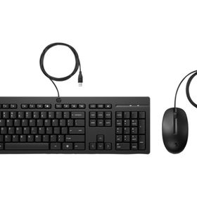 HP 225 286J4AA Siyah Kablolu Mouse Klavye Set