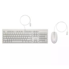 HP 225 AW5S6AA Beyaz Kablolu Klavye Mouse Seti