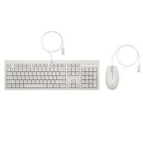 HP 225 AW5S6AA Beyaz Kablolu Klavye Mouse Seti
