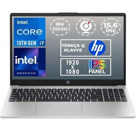 HP 250 G10 B2PH1ES i7-1355U 16GB RAM 512GB SSD FreeDOS 15.6 inç Laptop - Notebook