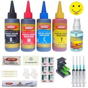 HP 2600 2620 2630 2632 4x100 ml Kartuş Mürekkep Dolum Seti