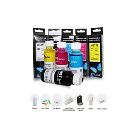 HP 2600 2620 2630 2632 4x100 ml Kartuş Mürekkep Dolum Seti