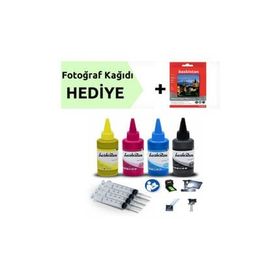 HP 2633 2634 3720 Siyah 2x100 ml Uyumlu Kartuş Mürekkep Dolum Seti