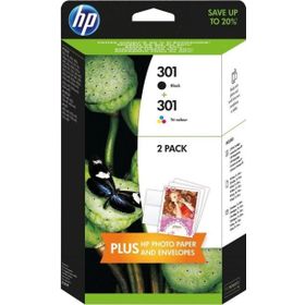 HP 301 J3M81A Siyah ve Renkli Kartuş