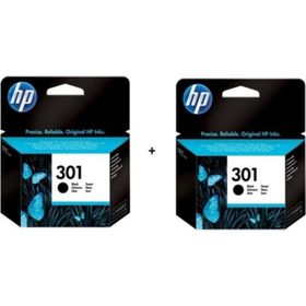HP 301 Siyah 2'li Set Kartuş