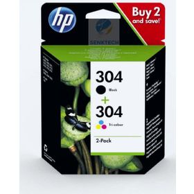 HP 304 Siyah ve Renkli N9K06AE N9K05AE Kartuş