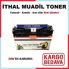 HP 304A-CC531A Mavi Muadil Toner