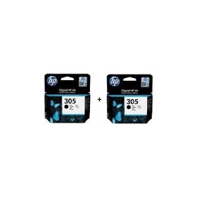HP 305 Deskjet 2723 Siyah 2'li Orjinal Kartuş Seti