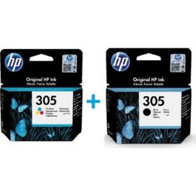 HP 305 Renkli ve Siyah 2'li Set Kartuş