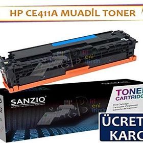 HP 305A CE411A M351-M451-M375-M475 Mavi Muadil Toner