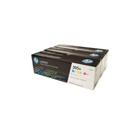 HP 305A Mavi-Kırmızı-Sarı CF370AM CE411A-CE412A-CE413A 3'lü Takım Toner